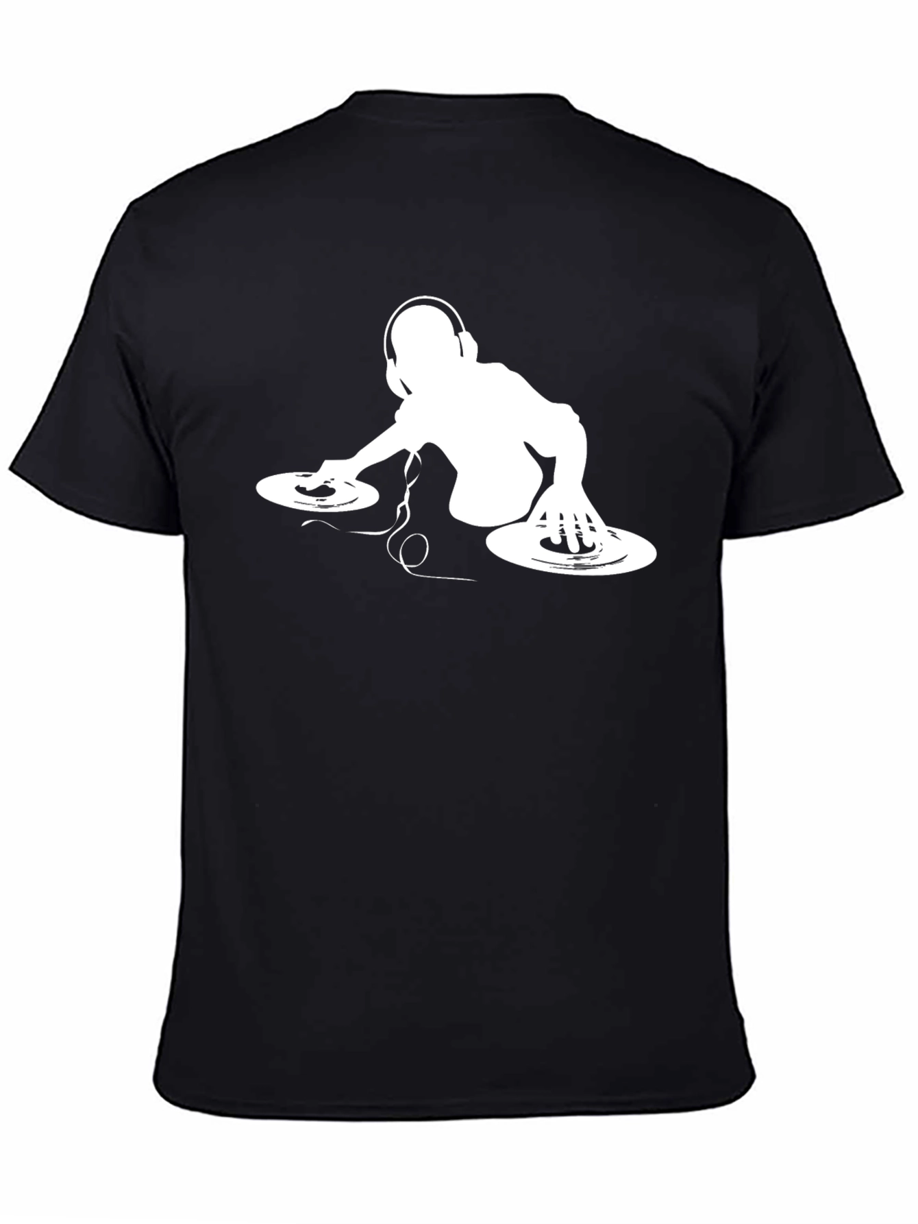 DJ Silhouette Graphic Tee - Black