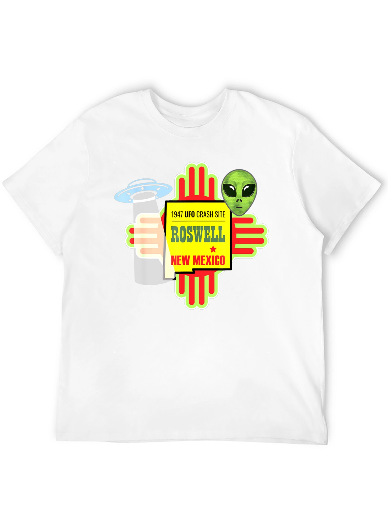 Roswell UFO Crash Site Graphic Tee
