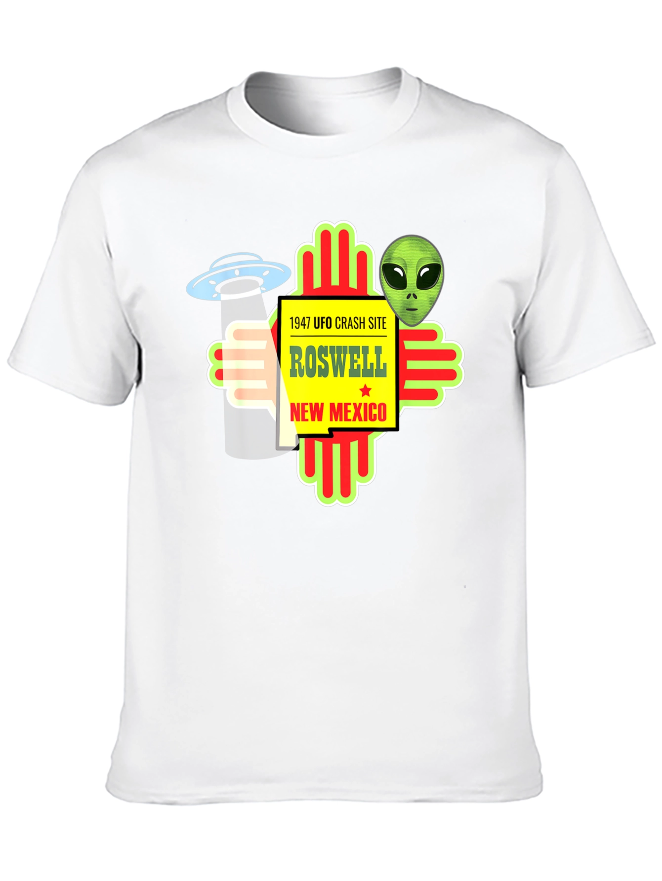 Roswell UFO Crash Site Graphic Tee