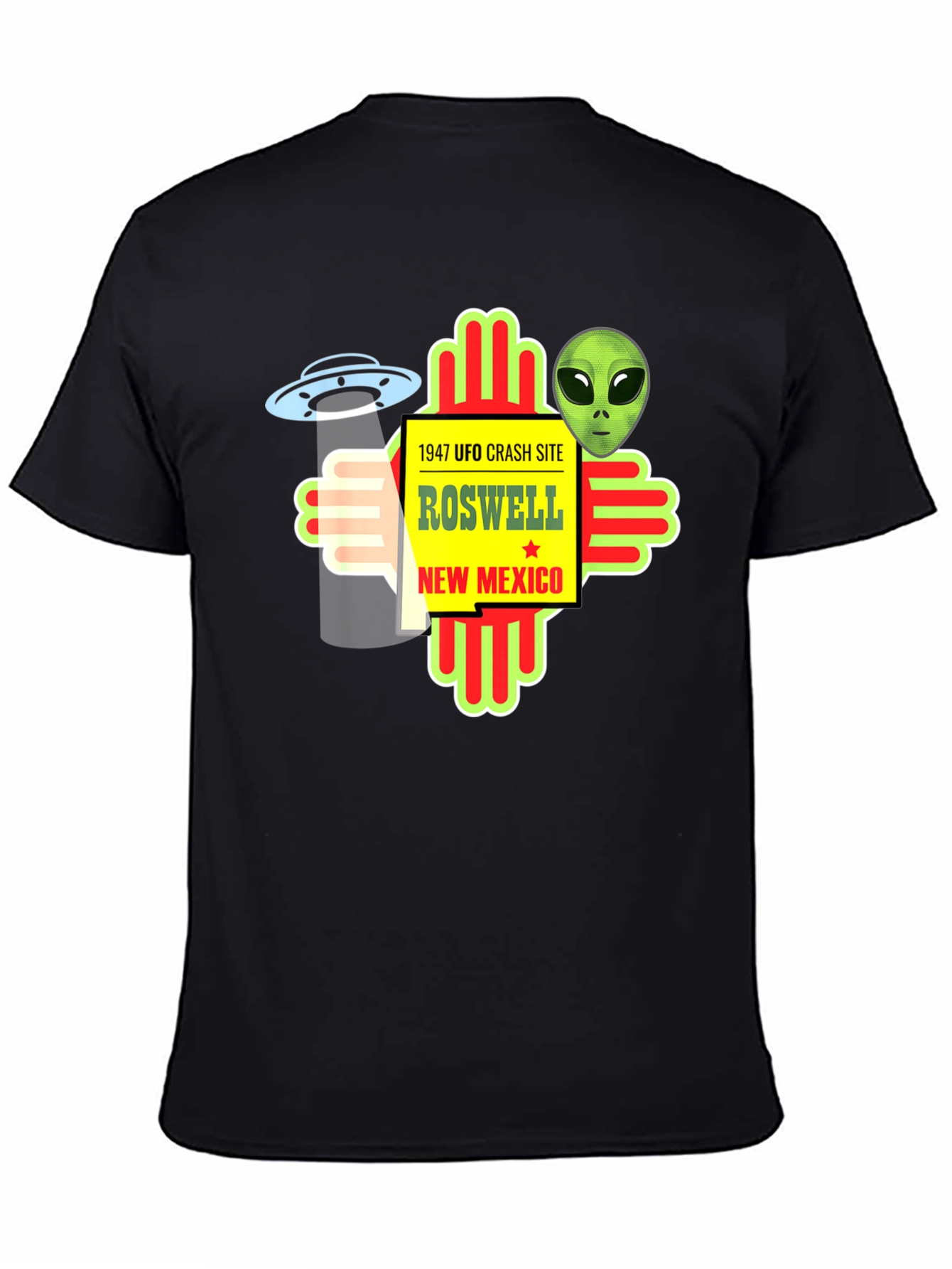 Roswell UFO Crash Site Graphic Tee