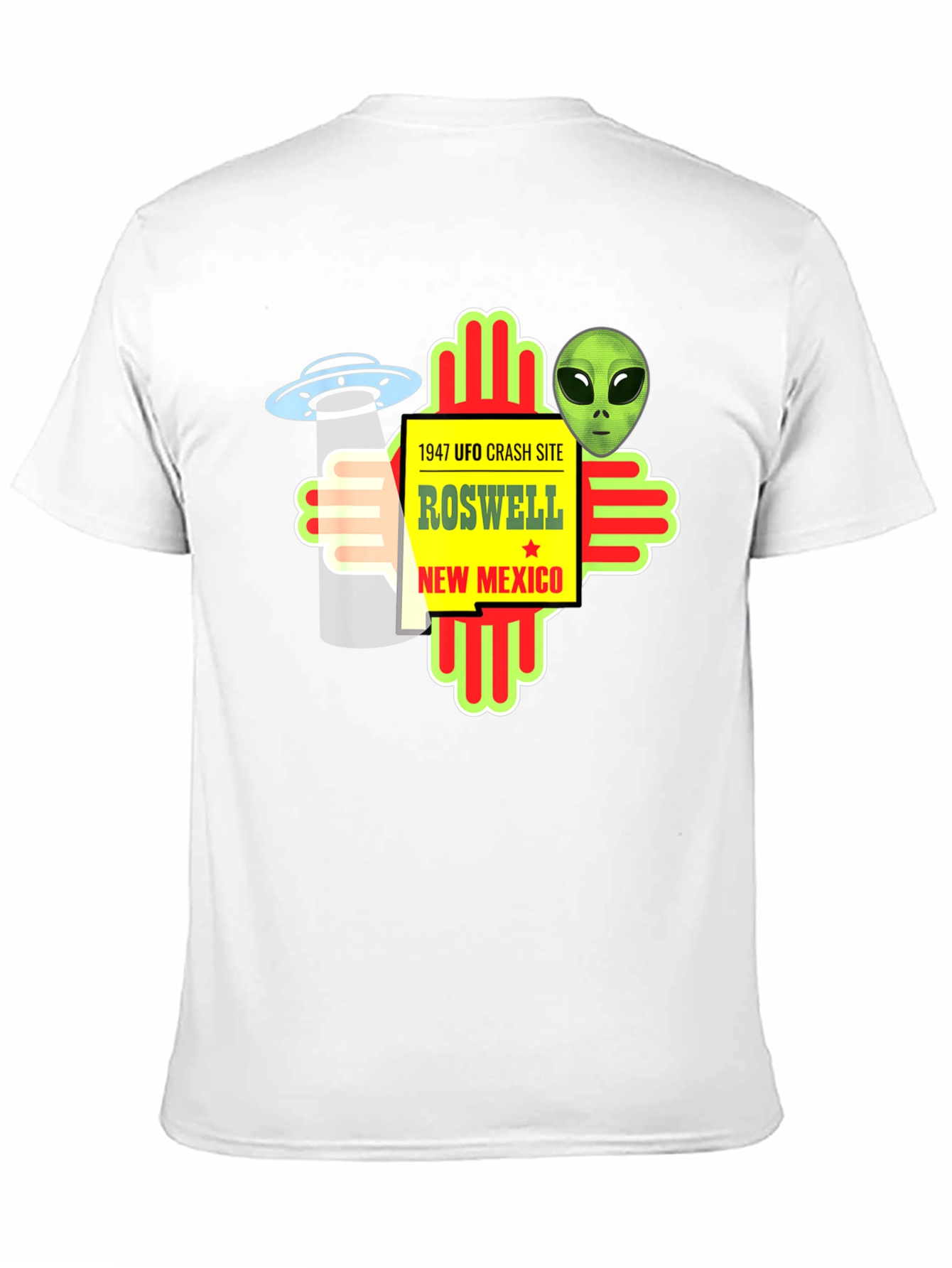 Roswell UFO Crash Site Graphic Tee