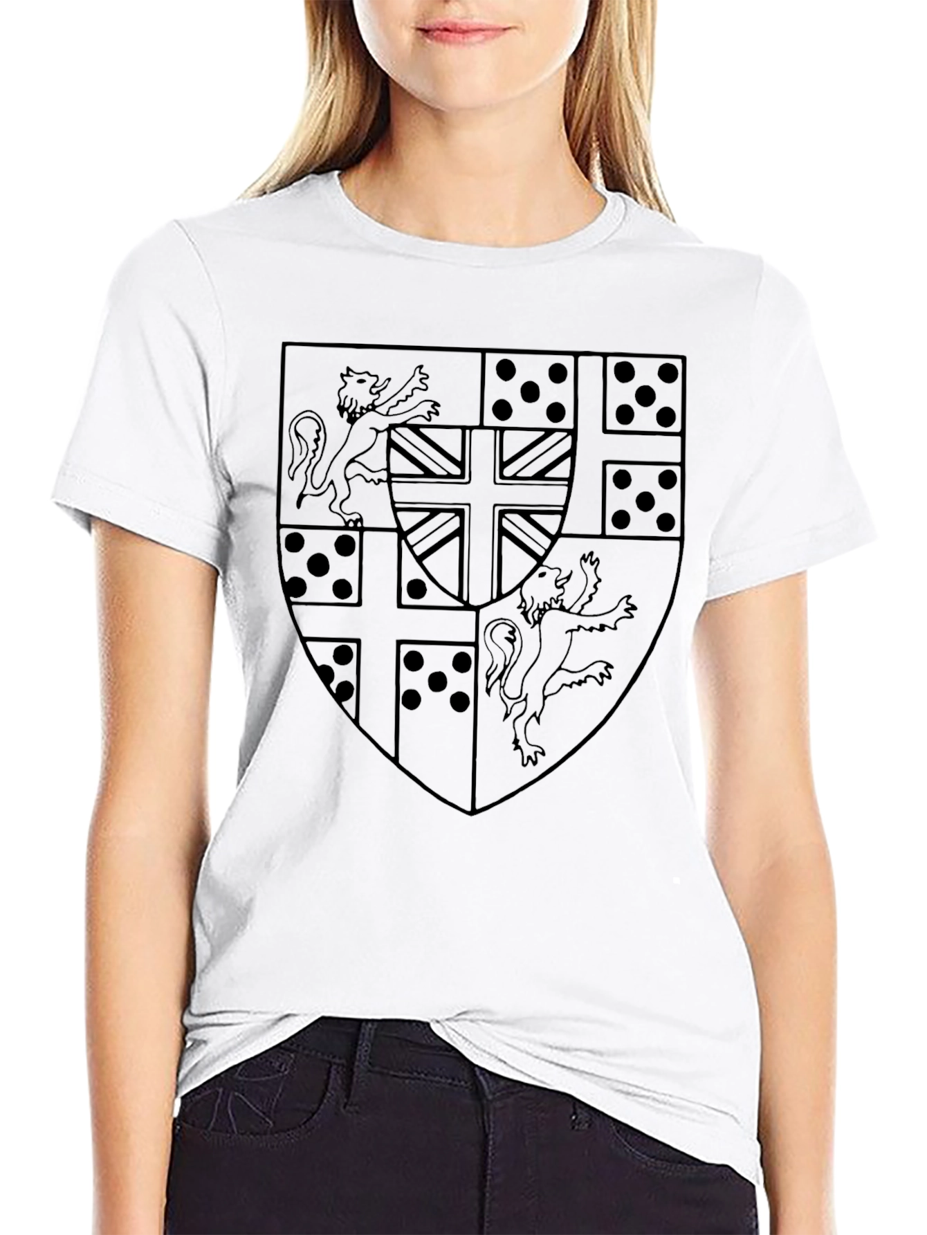 Heraldic Crest Graphic T-Shirt