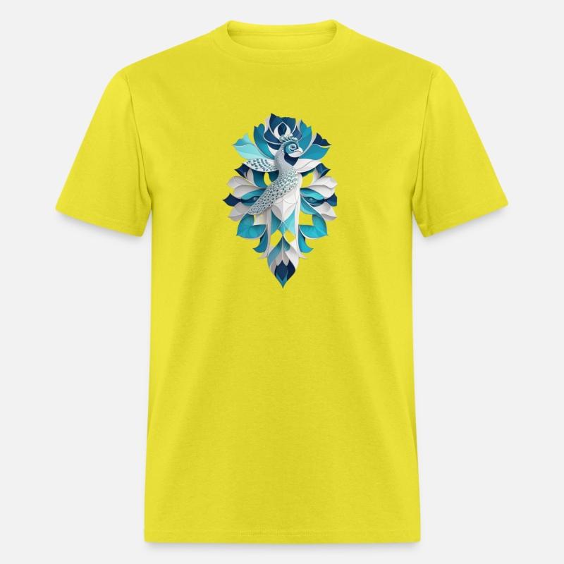 "Azure Peacock Elegance"