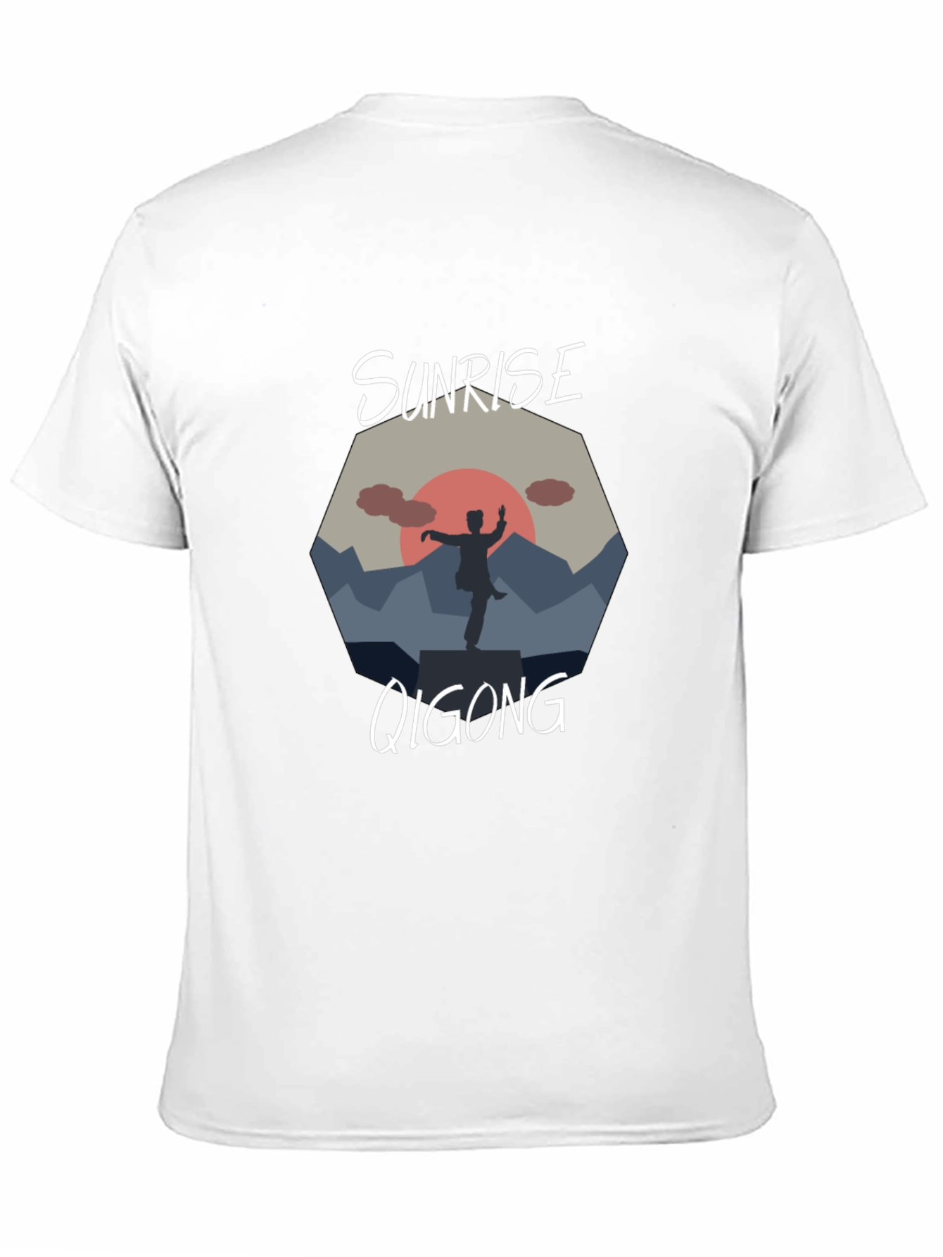 Sunrise Qigong T-Shirt - Meditative Design