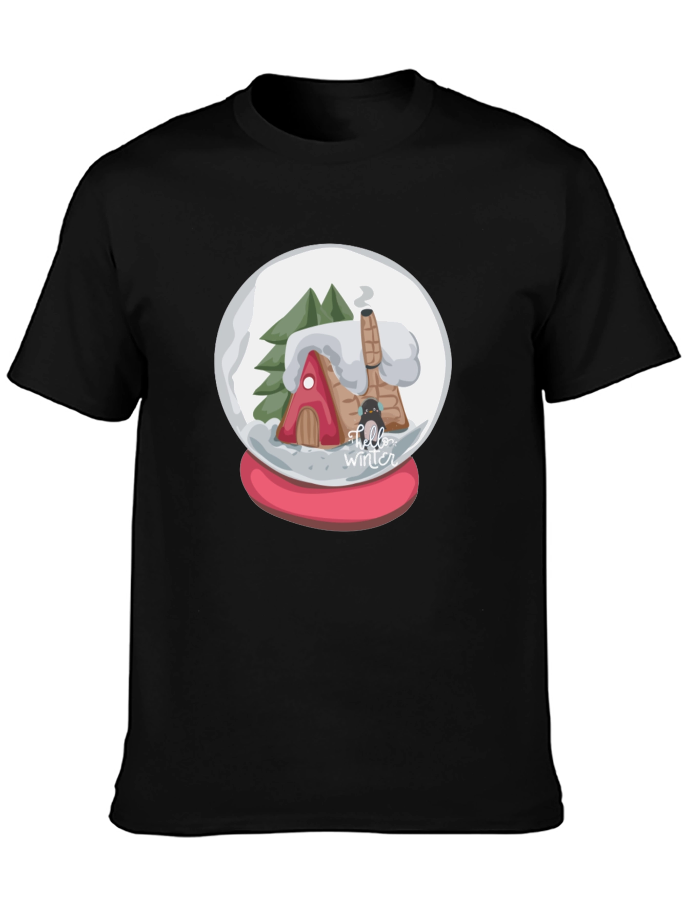 Winter Snow Globe Graphic Tee - Holiday Ready!