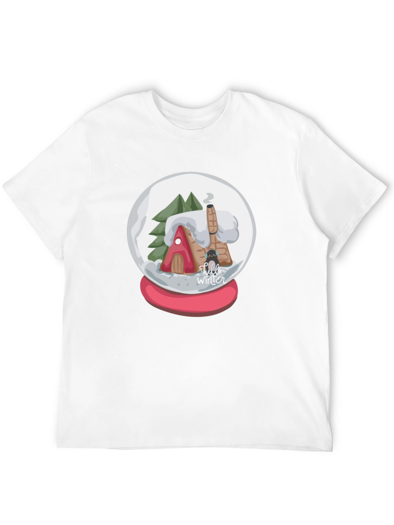 Winter Snow Globe Graphic Tee - Holiday Ready!