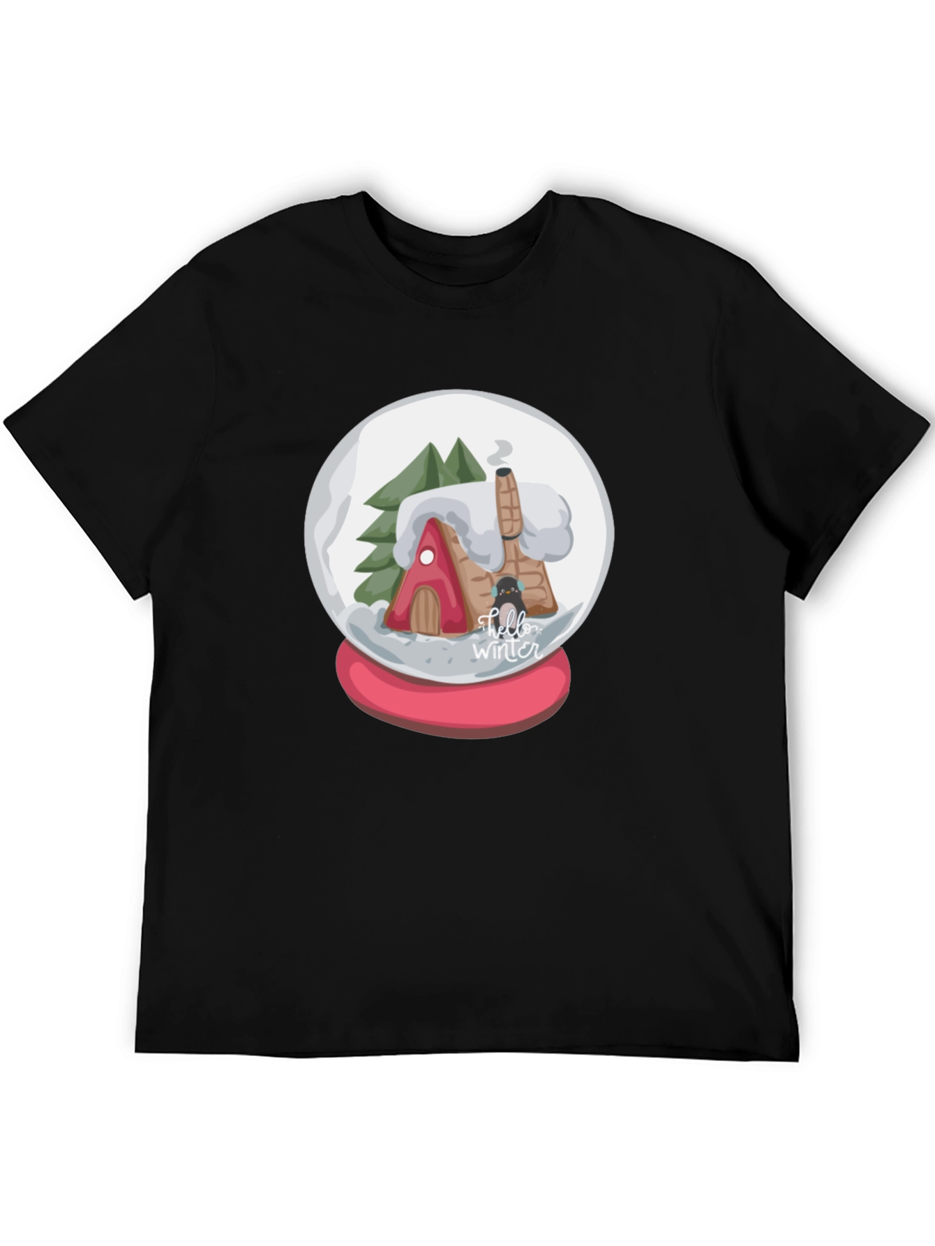 Winter Snow Globe Graphic Tee - Holiday Ready!