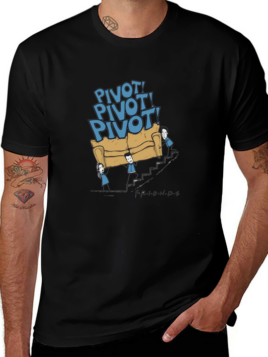 Friends TV Show Pivot Graphic Tee