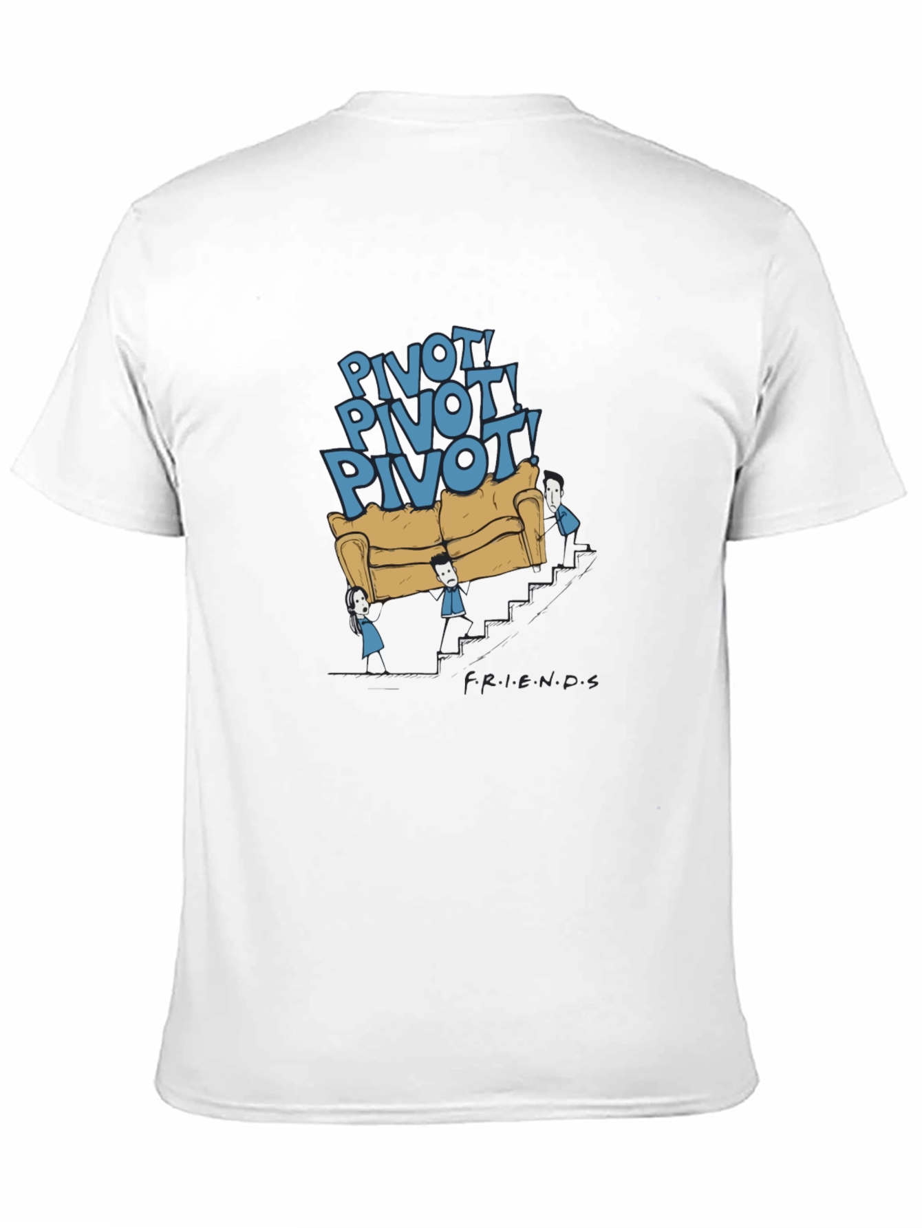 Friends TV Show Pivot Graphic Tee