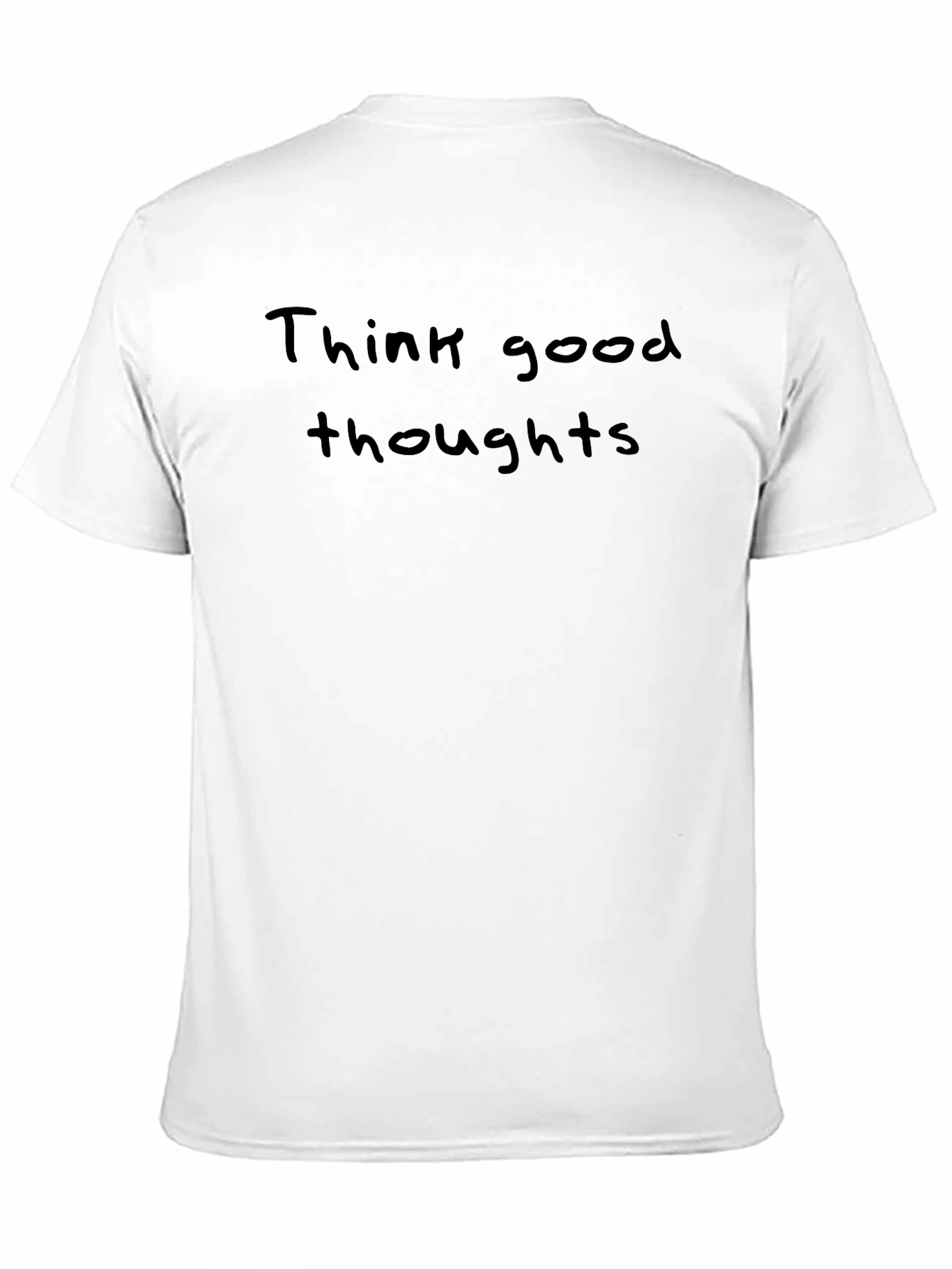 Think Good Thoughts Black Tee