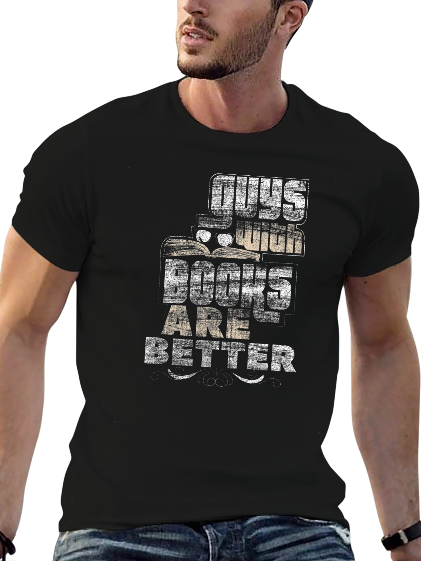 Guys with Books Are Better Graphic Tee