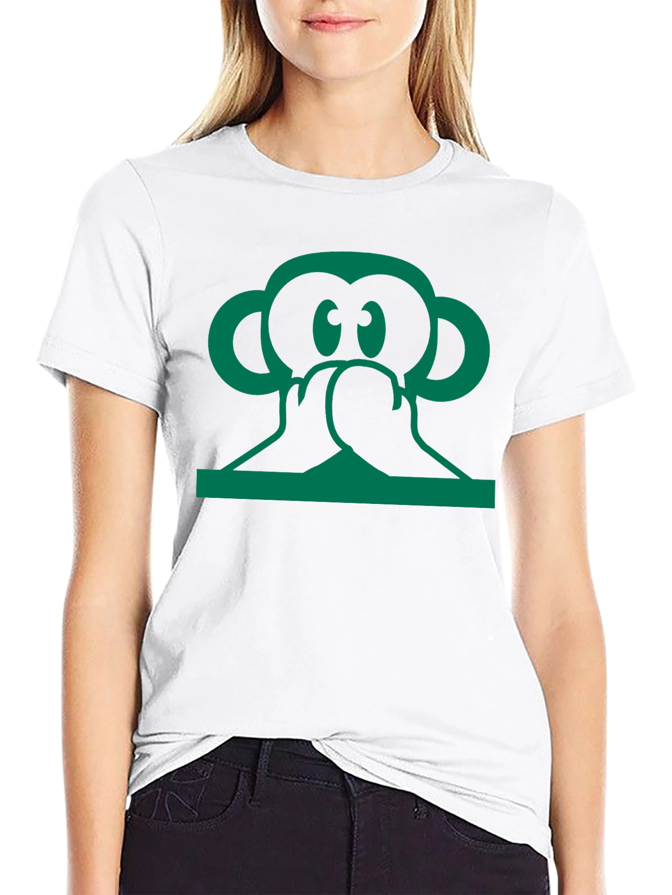 Monkey Graphic Tee - Hear No Evil