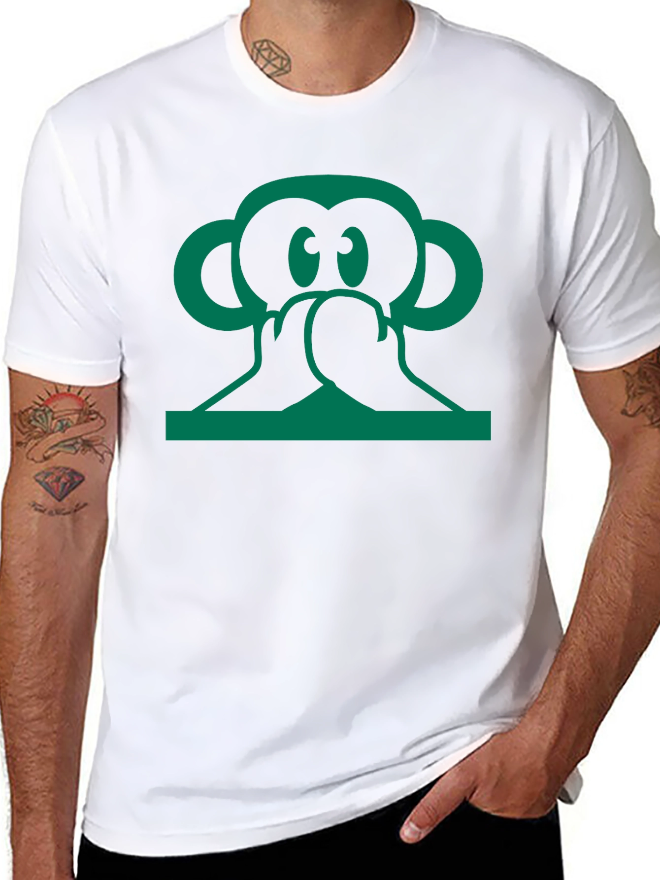 Monkey Graphic Tee - Hear No Evil