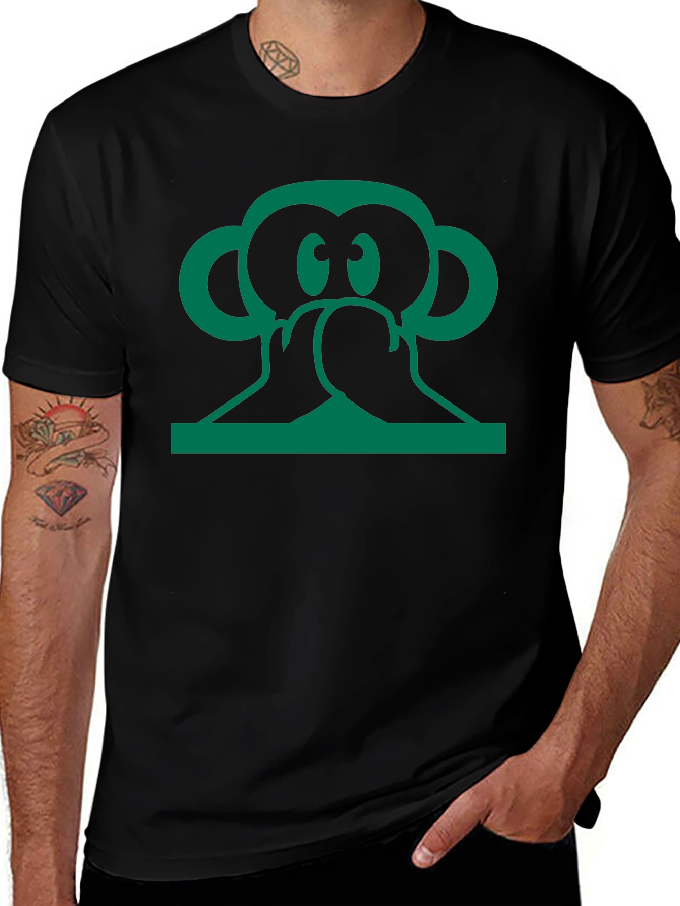 Monkey Graphic Tee - Hear No Evil