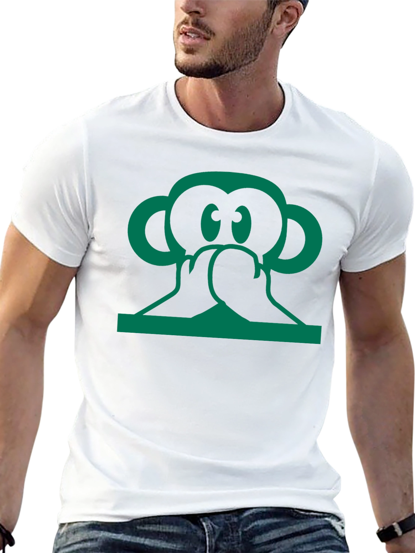 Monkey Graphic Tee - Hear No Evil