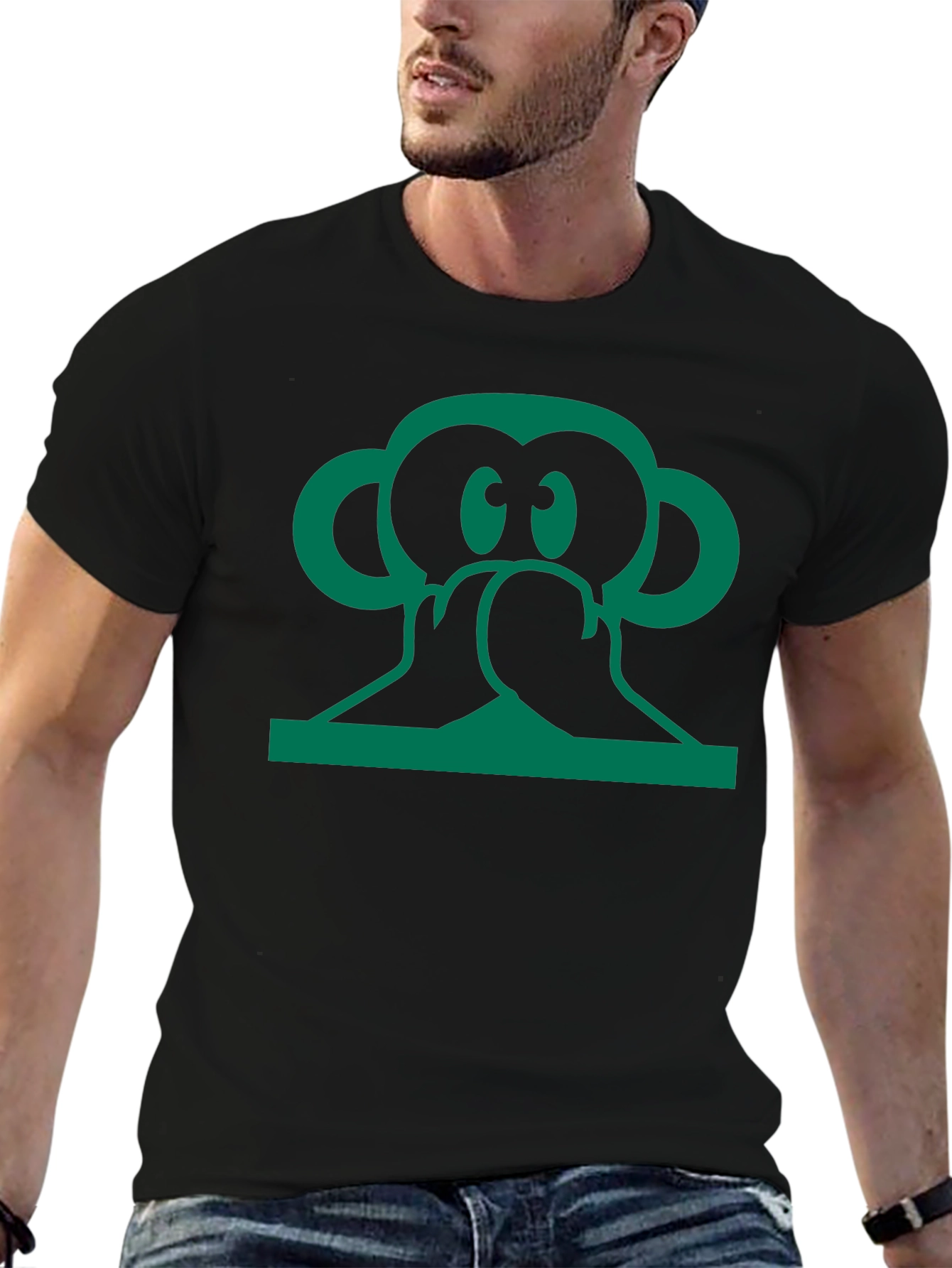 Monkey Graphic Tee - Hear No Evil