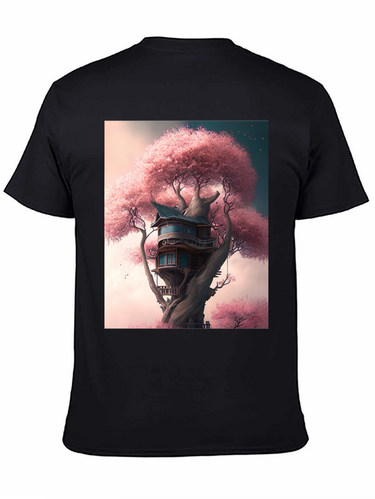 Cherry Blossom Treehouse Graphic Tee