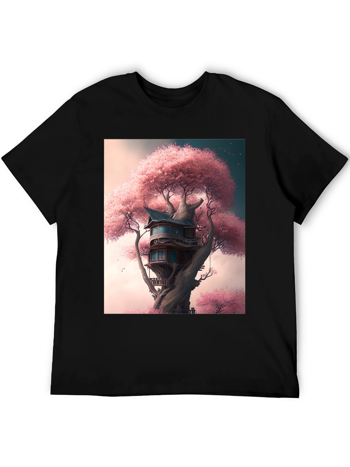 Cherry Blossom Treehouse Graphic Tee