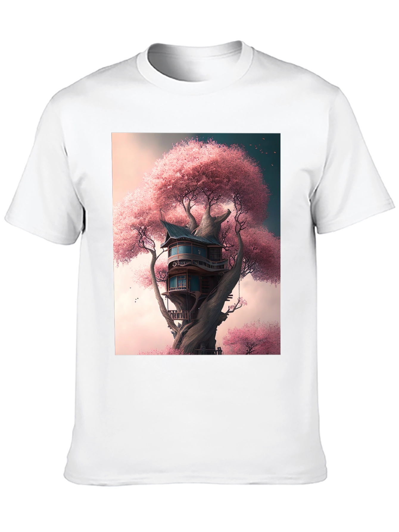 Cherry Blossom Treehouse Graphic Tee
