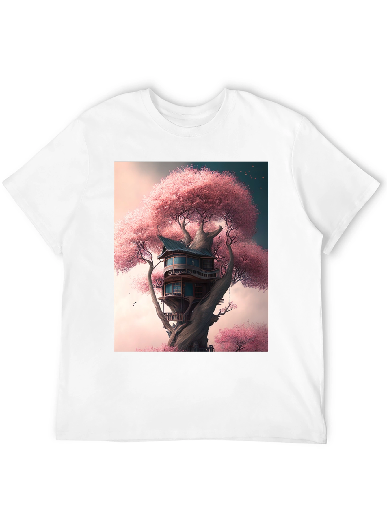 Cherry Blossom Treehouse Graphic Tee