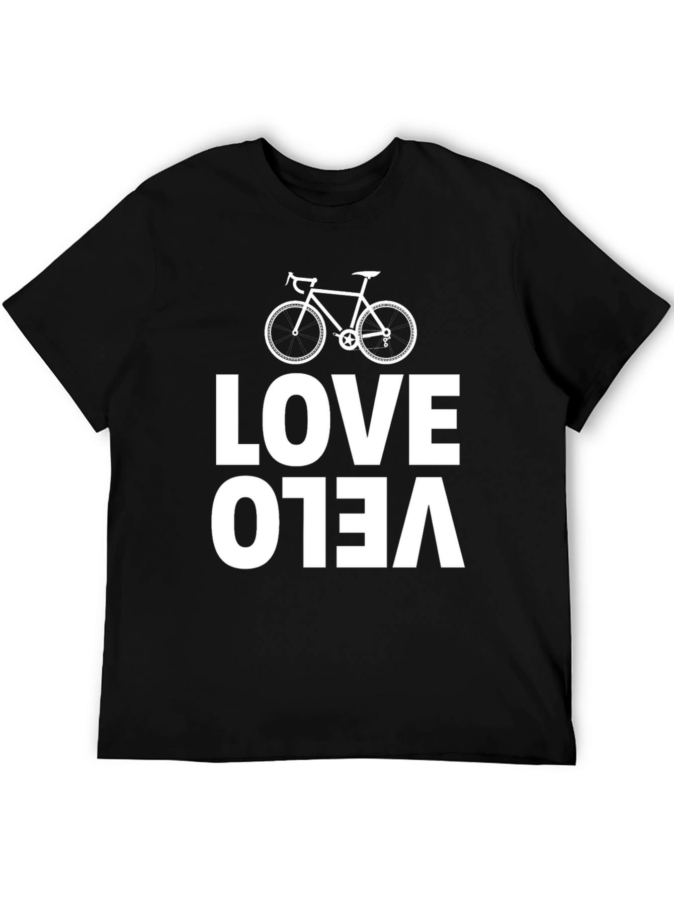 Love Velo Bicycle T-Shirt - Cycling Enthusiast Tee