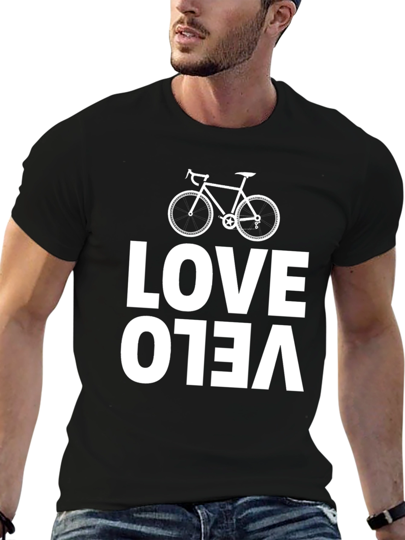 Love Velo Bicycle T-Shirt - Cycling Enthusiast Tee