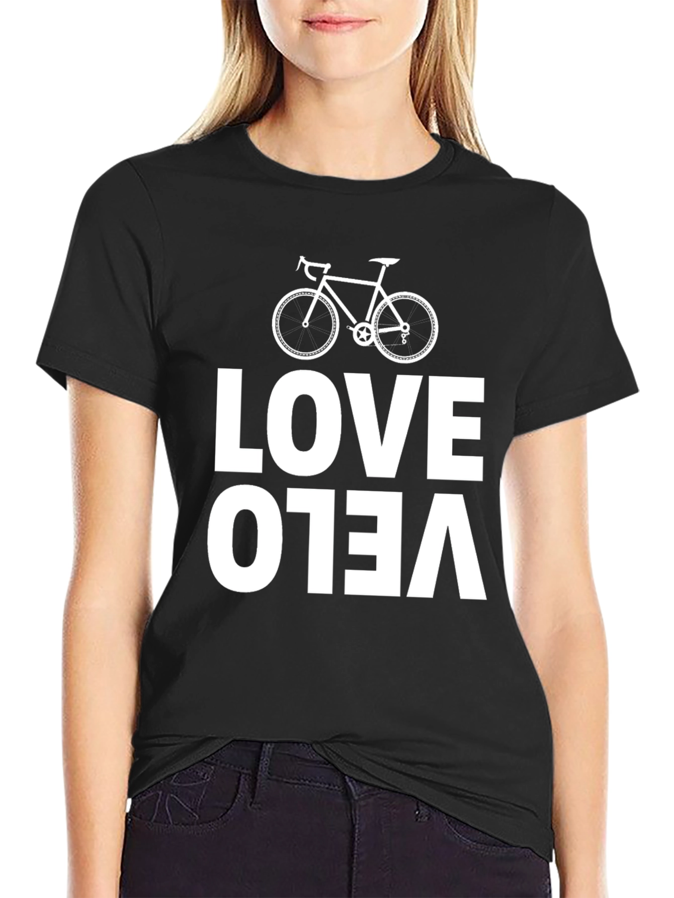 Love Velo Bicycle T-Shirt - Cycling Enthusiast Tee