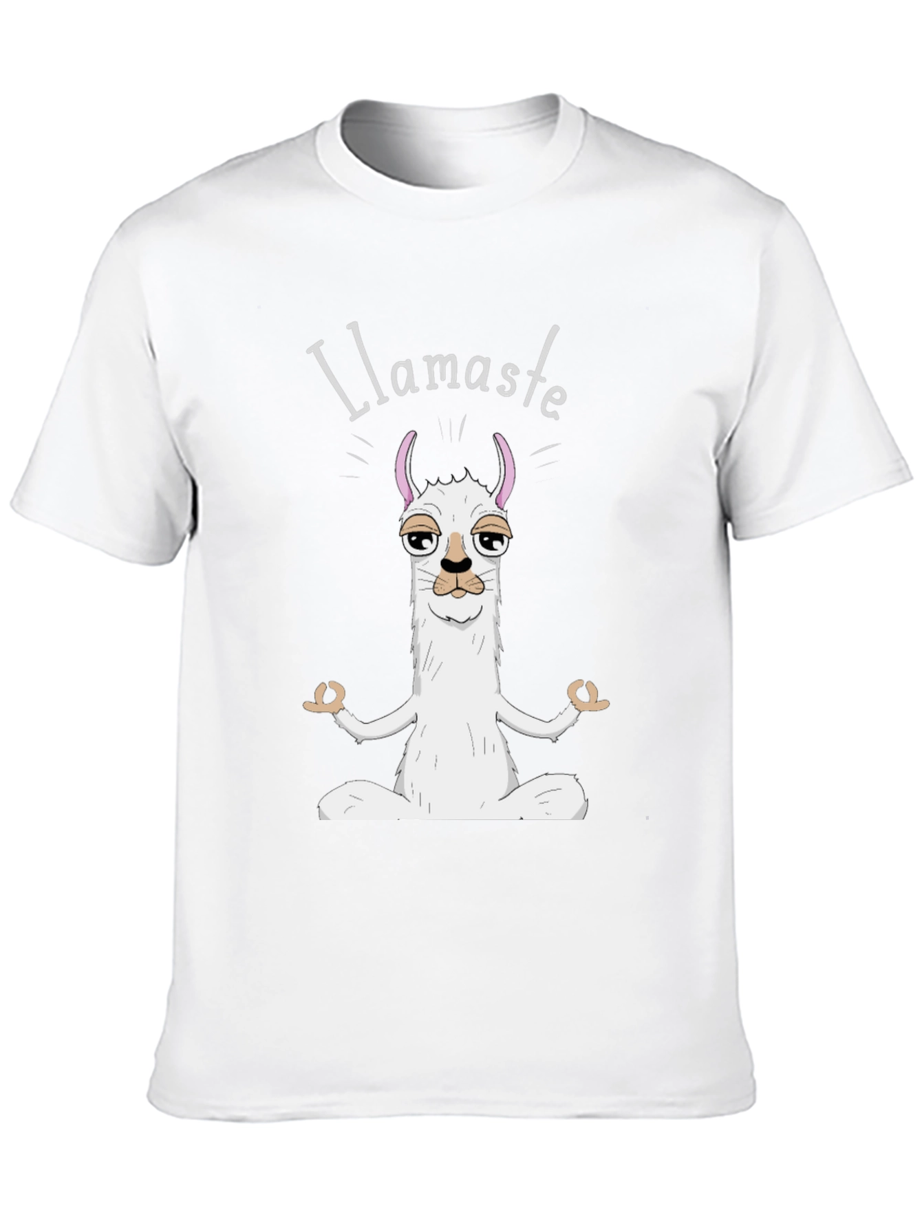 Llamaste Yoga T-Shirt - Meditating Llama Tee