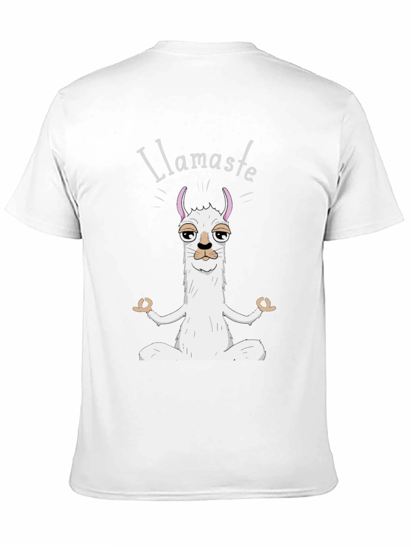 Llamaste Yoga T-Shirt - Meditating Llama Tee