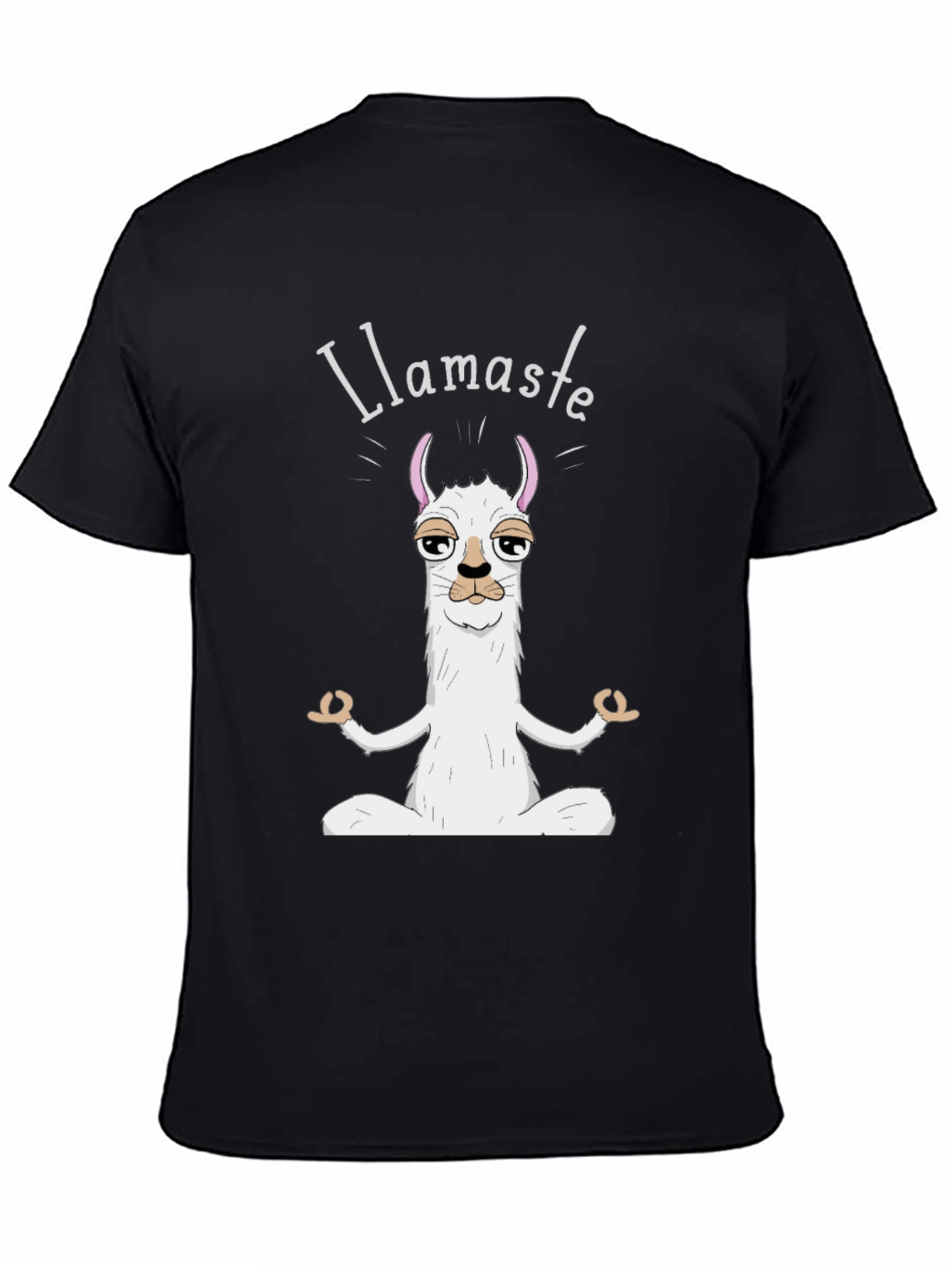 Llamaste Yoga T-Shirt - Meditating Llama Tee