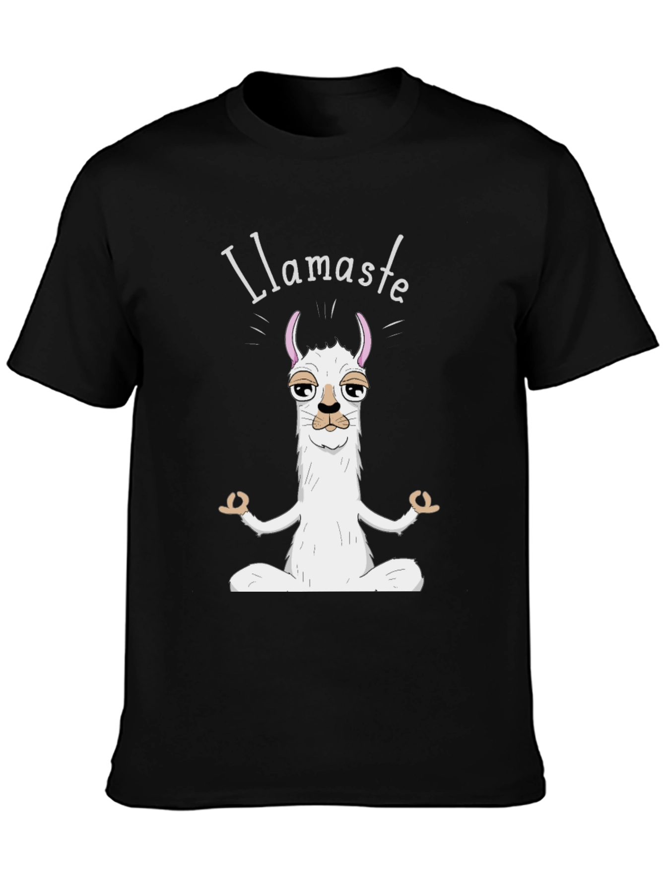 Llamaste Yoga T-Shirt - Meditating Llama Tee