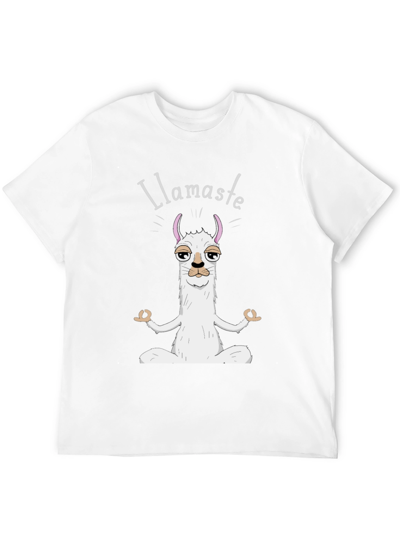 Llamaste Yoga T-Shirt - Meditating Llama Tee