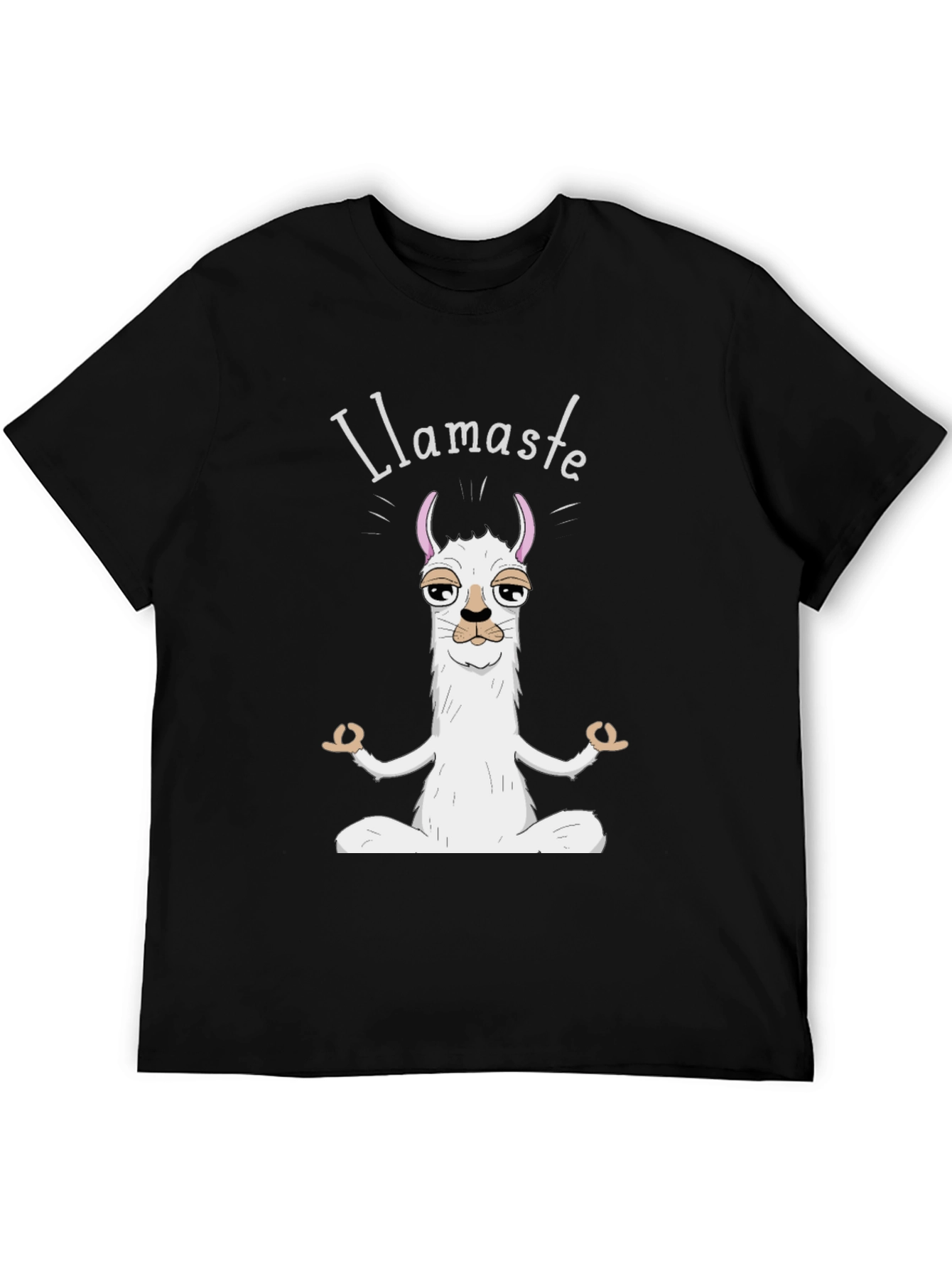Llamaste Yoga T-Shirt - Meditating Llama Tee