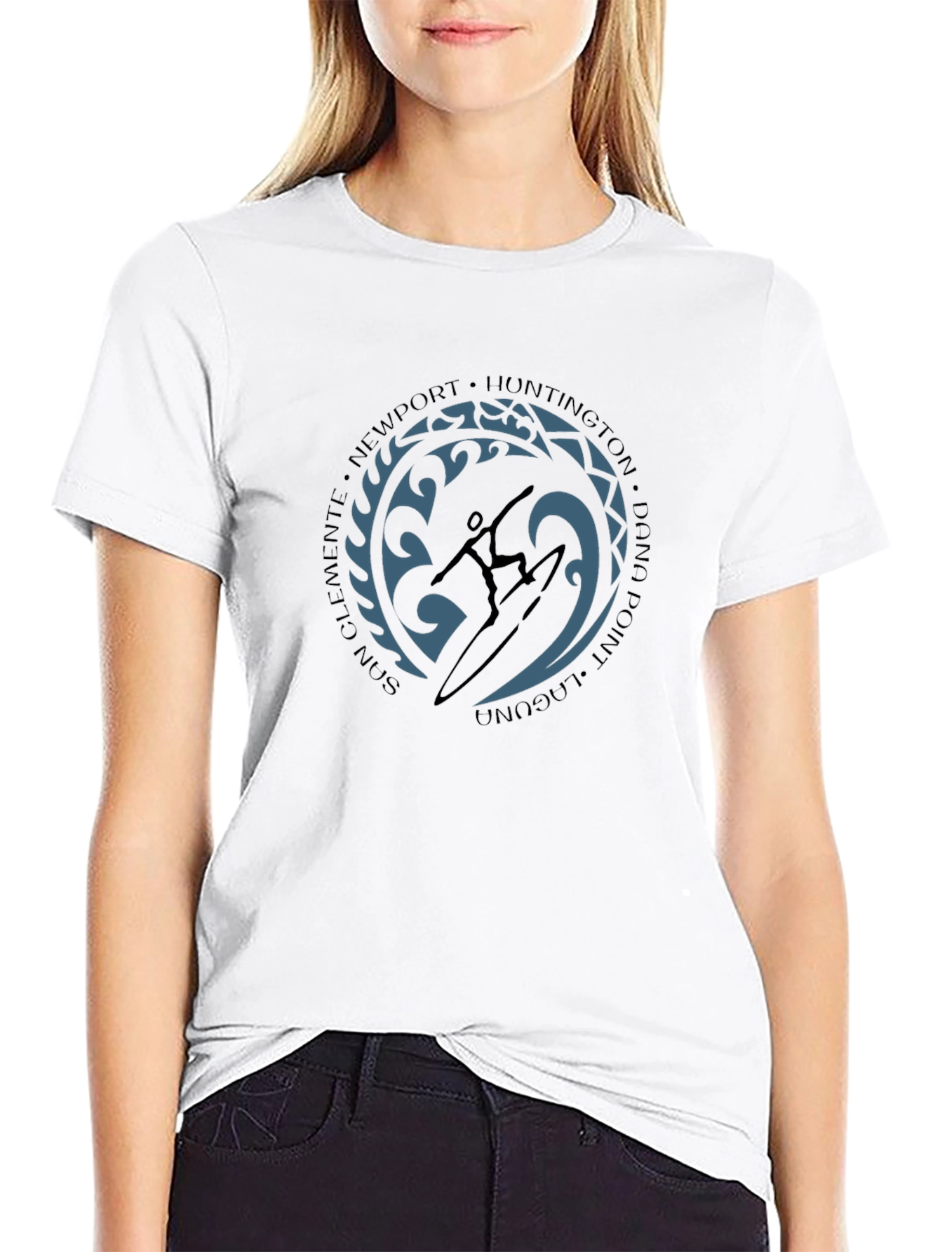 Surf City T-Shirt - SoCal Surfer Style