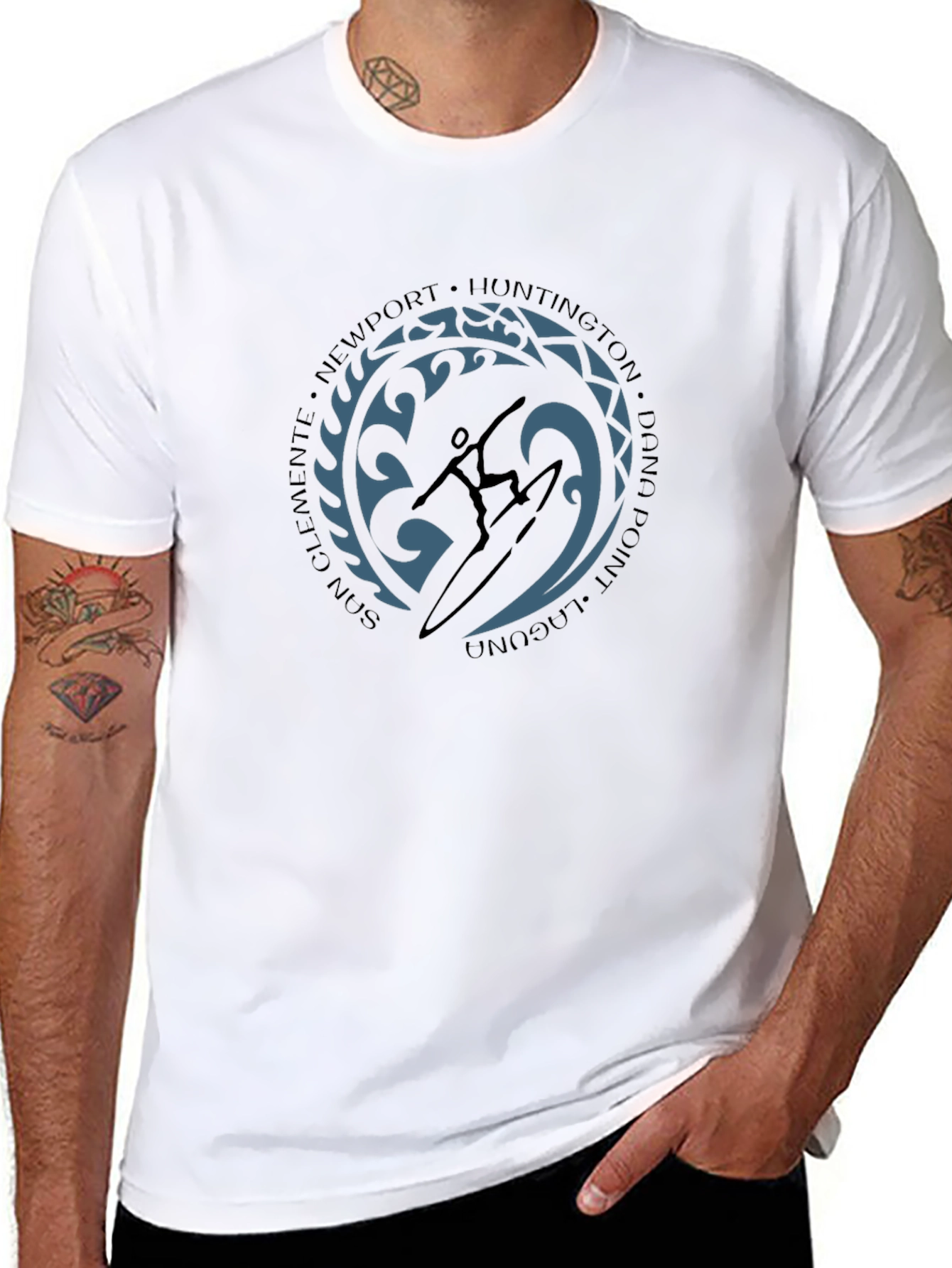 Surf City T-Shirt - SoCal Surfer Style