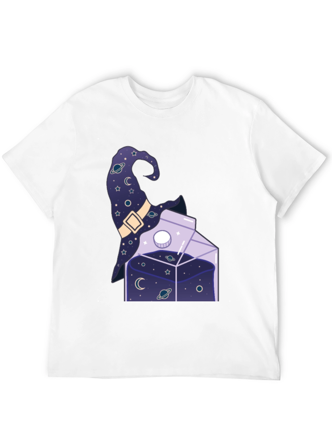 Cosmic Witchs Brew T-Shirt - Galaxy Milk Carton