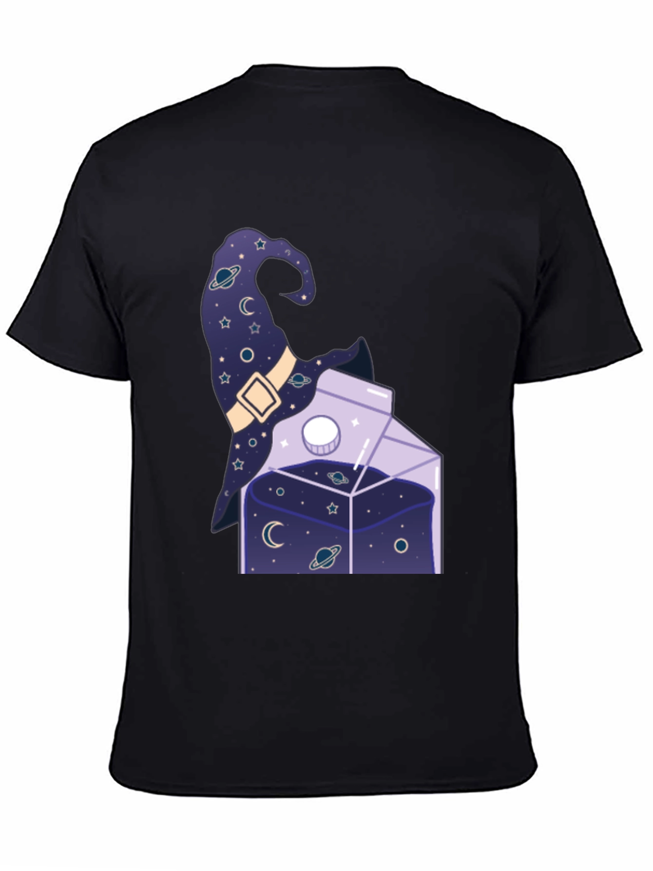 Cosmic Witchs Brew T-Shirt - Galaxy Milk Carton