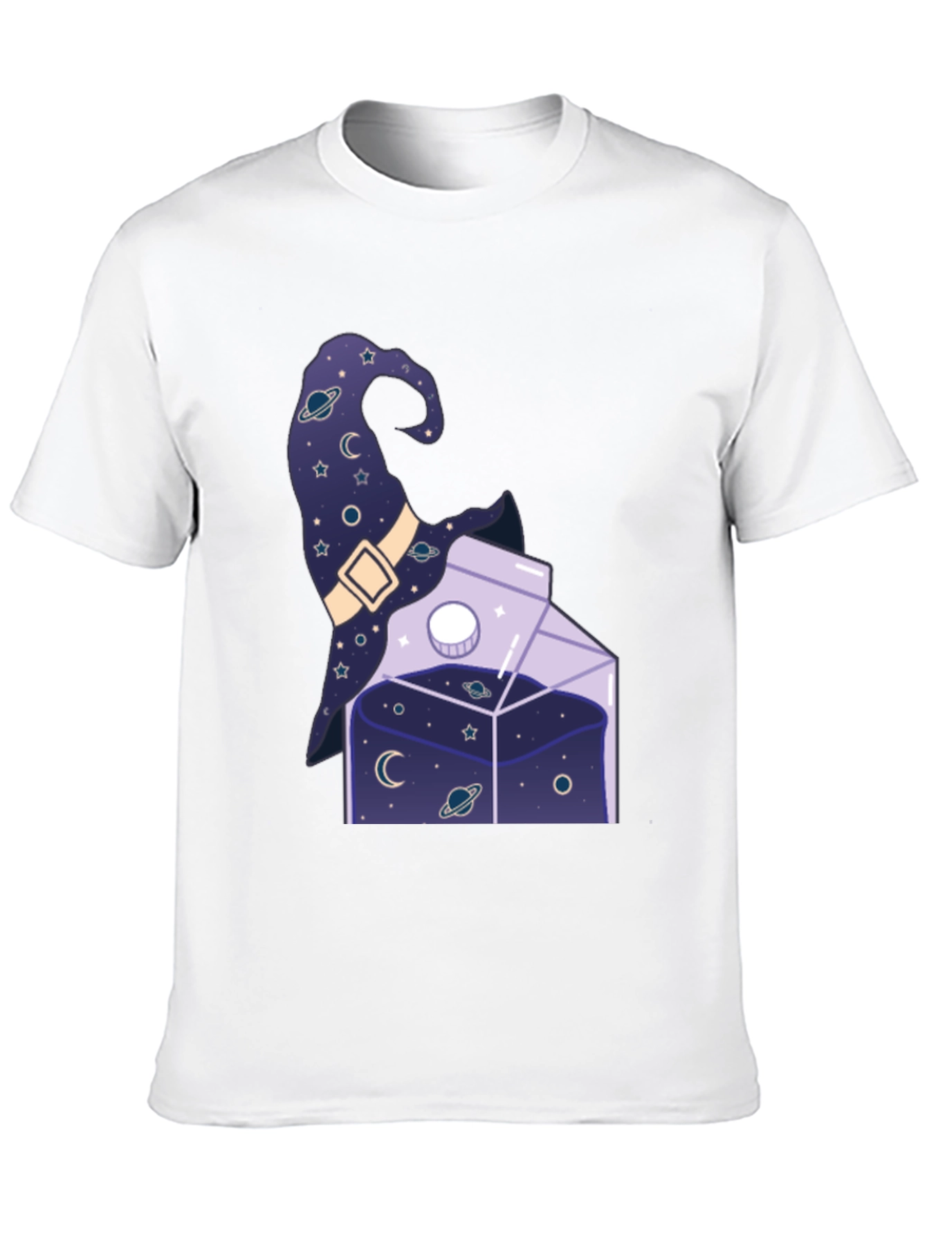 Cosmic Witchs Brew T-Shirt - Galaxy Milk Carton