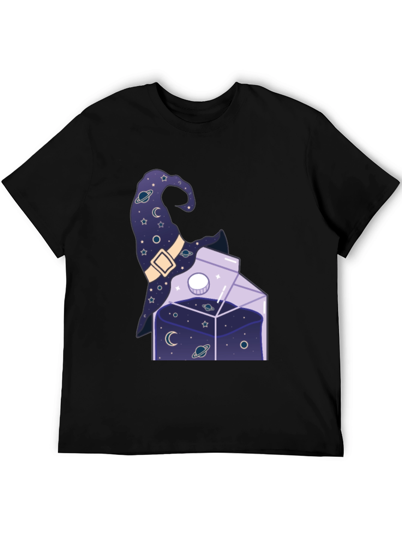 Cosmic Witchs Brew T-Shirt - Galaxy Milk Carton