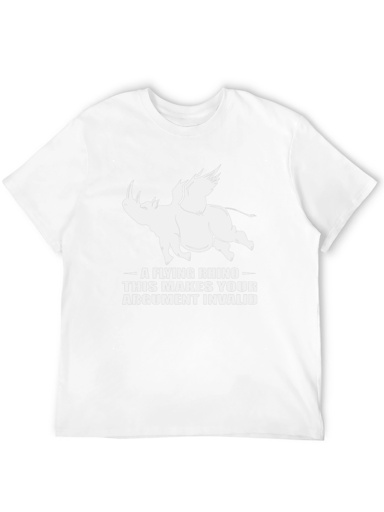 Flying Rhino T-Shirt - Invalid Argument