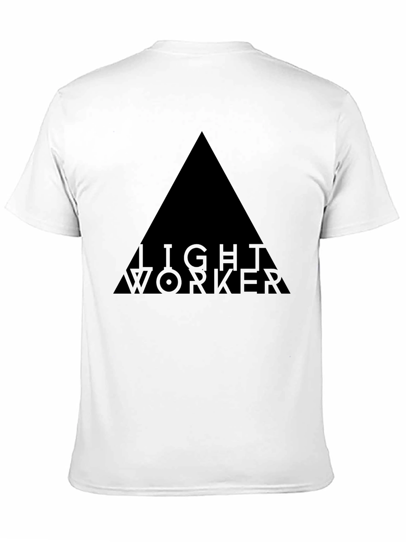 Light Worker Triangle Graphic Tee - Black