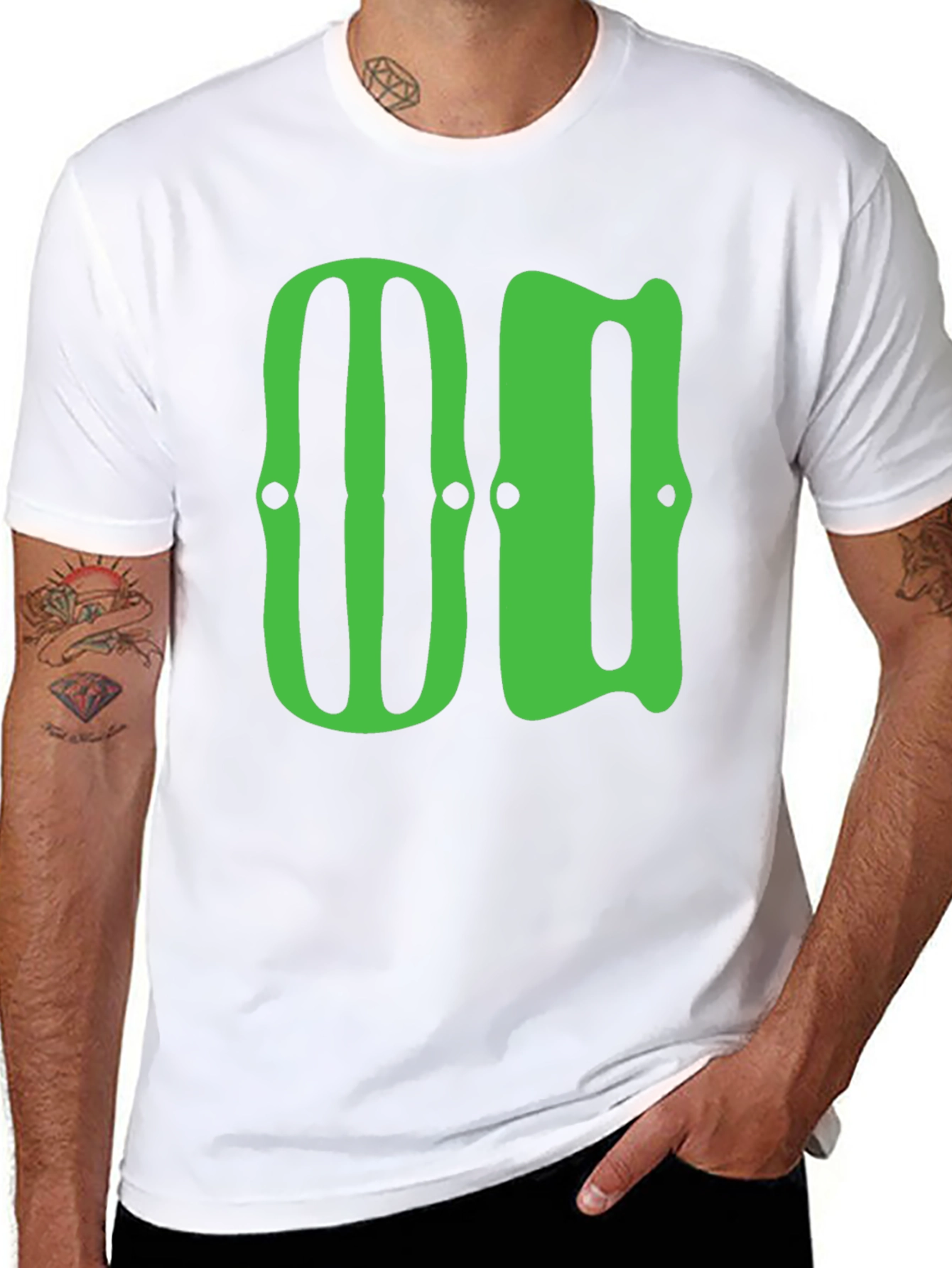 Green 00 Graphic T-Shirt