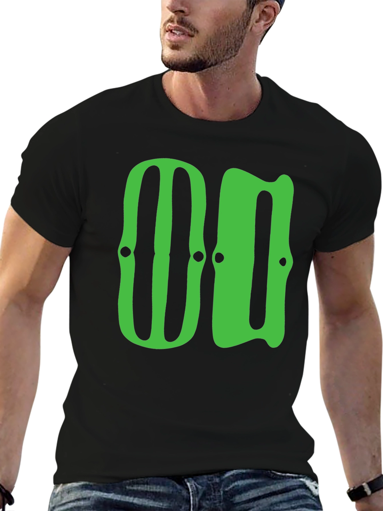 Green 00 Graphic T-Shirt