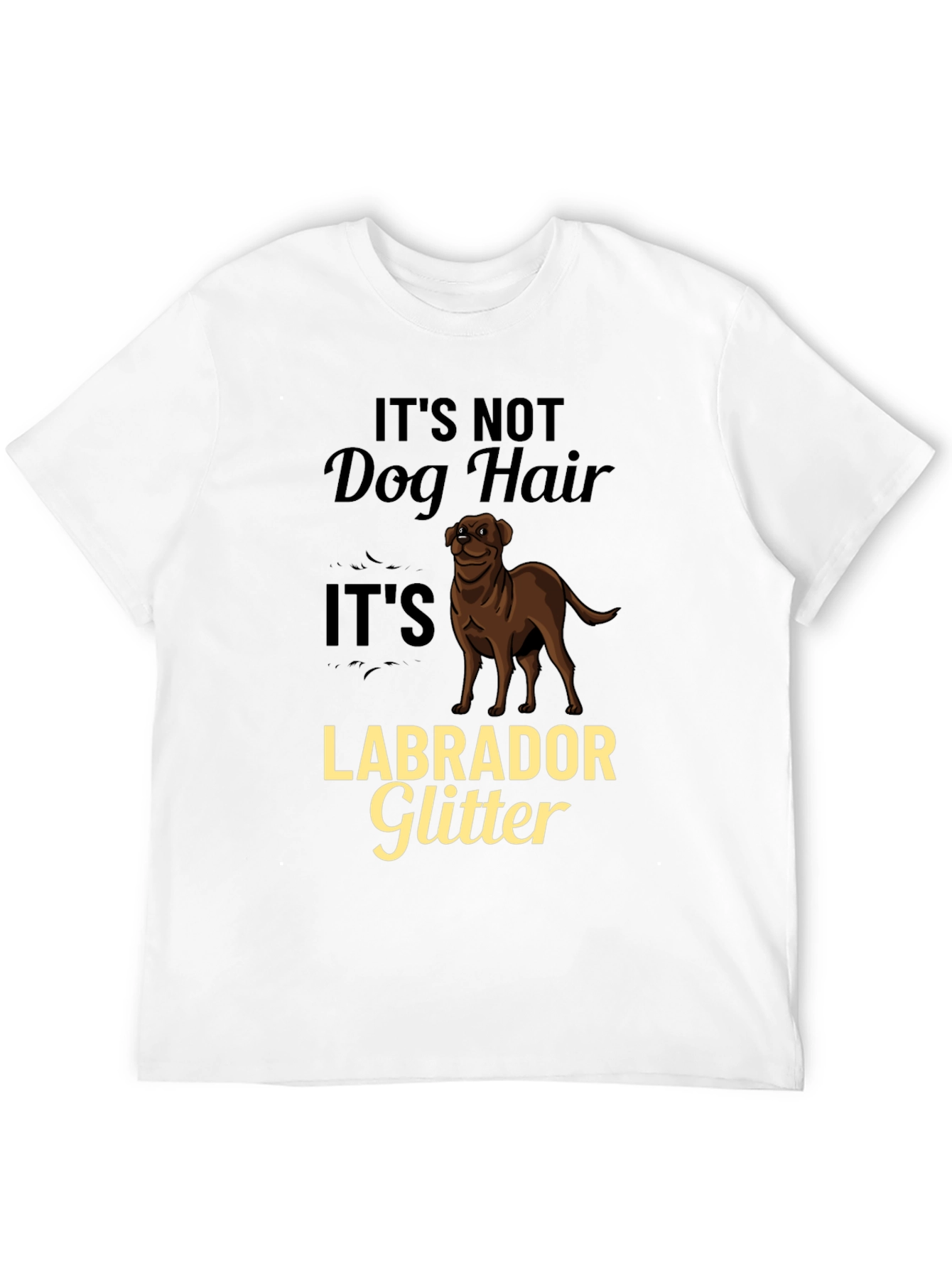 Labrador Glitter Dog Lover T-Shirt
