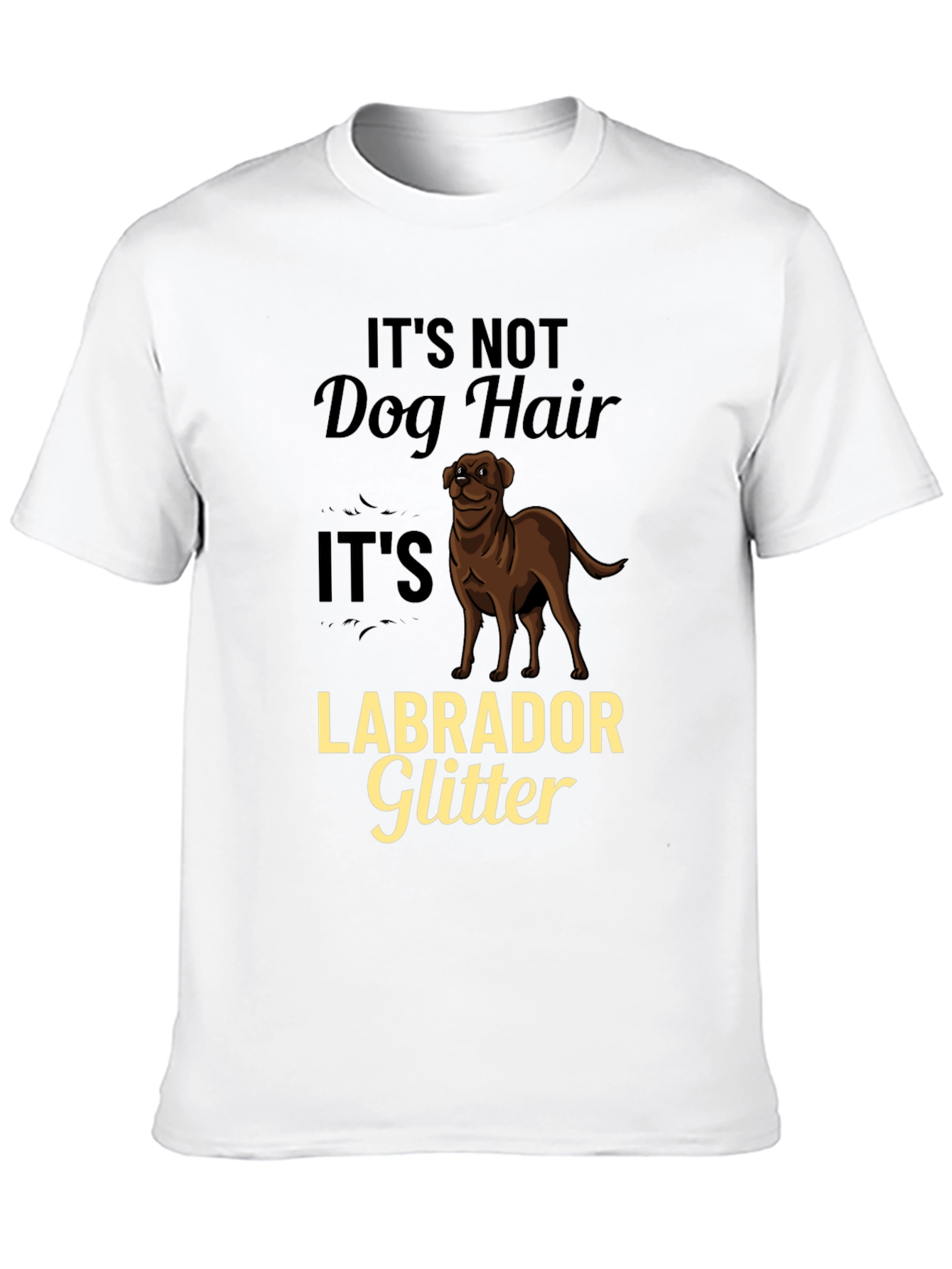 Labrador Glitter Dog Lover T-Shirt