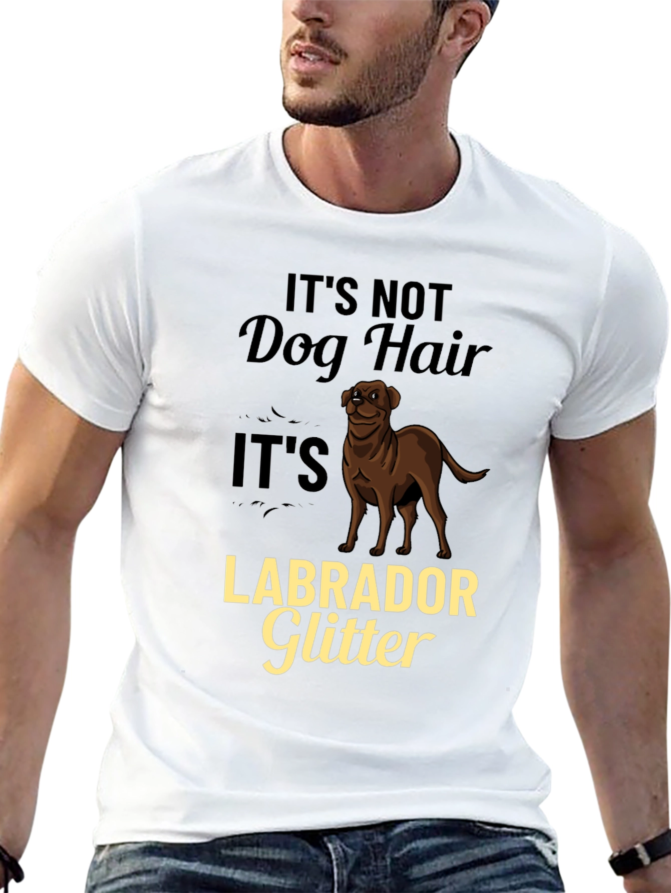 Labrador Glitter Dog Lover T-Shirt