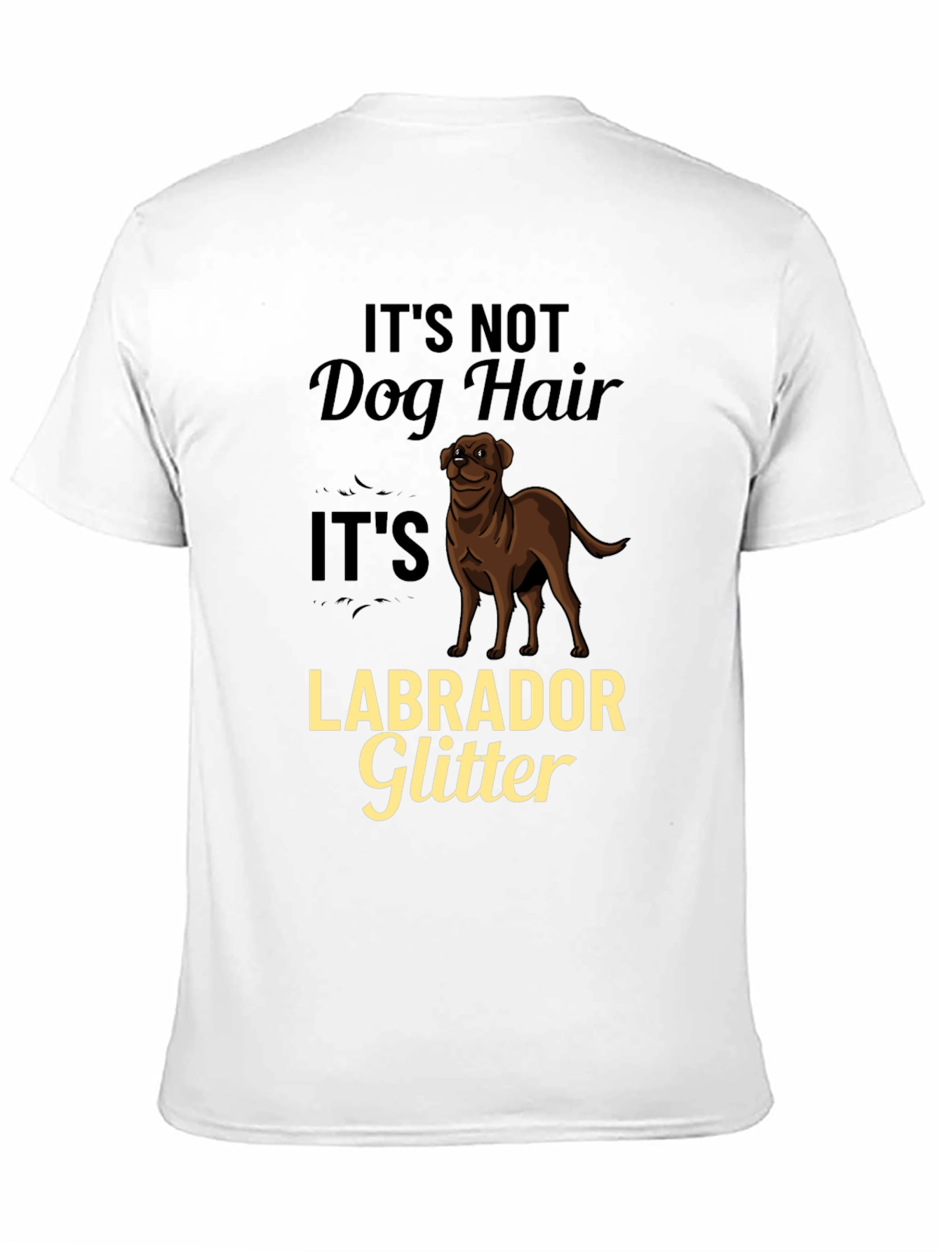Labrador Glitter Dog Lover T-Shirt