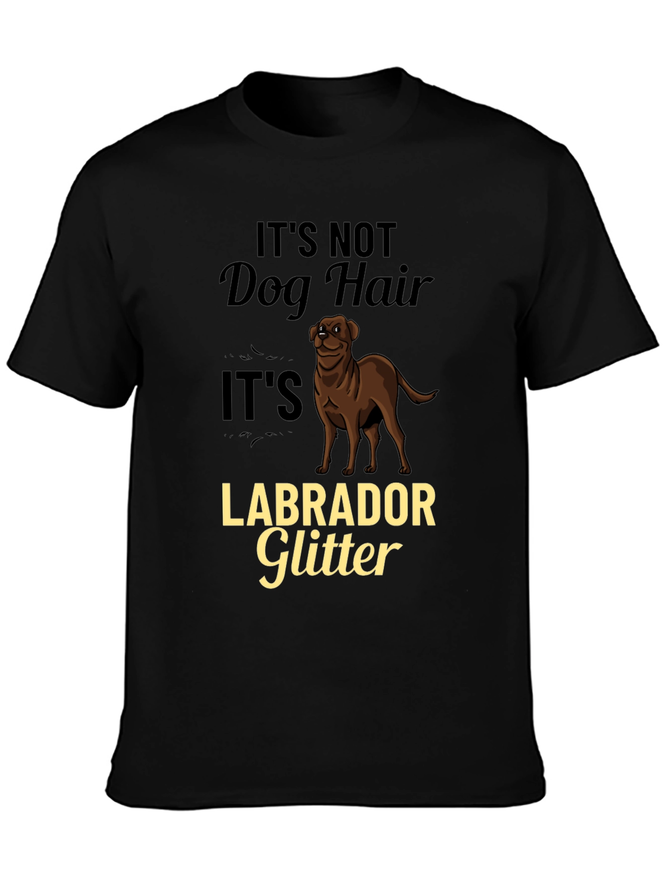 Labrador Glitter Dog Lover T-Shirt