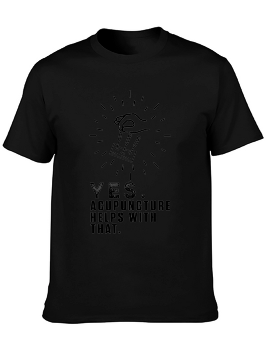 Acupuncture T-Shirt: Yes It Helps With That Funny Tee