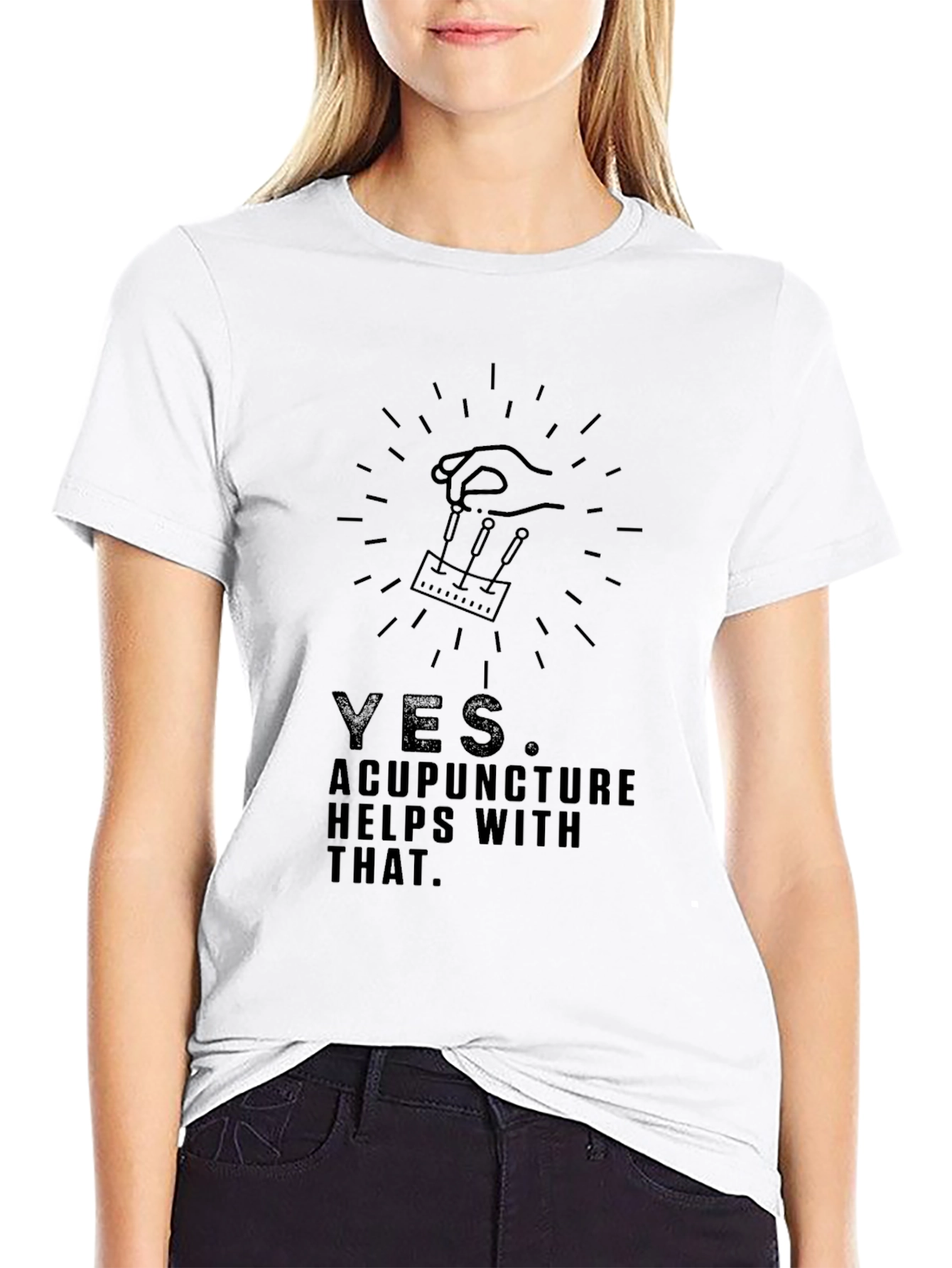 Acupuncture T-Shirt: Yes It Helps With That Funny Tee